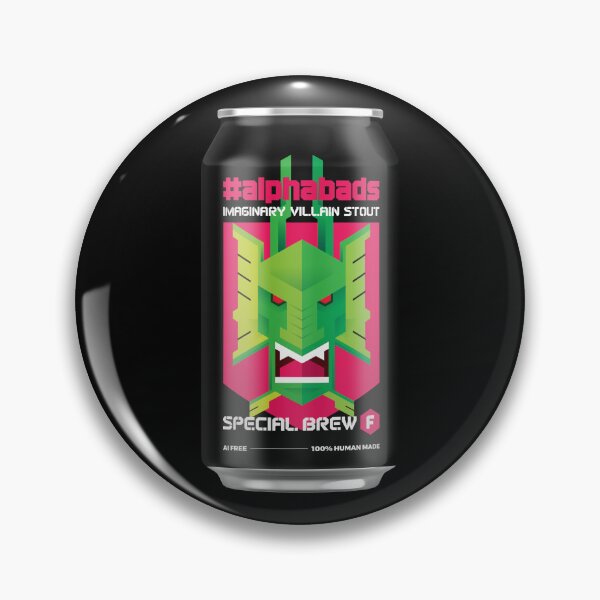Item preview, IMAGINARY VILLAIN STOUT // #alphabads "F" designed and sold by REALTHANG CUSTOMS.