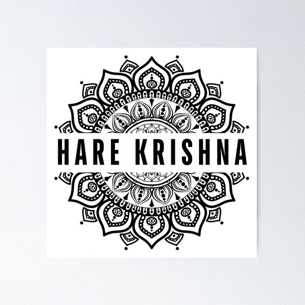 Item preview, Hare Krishna en el arte del mandala designed and sold by Digital Lama Creations.