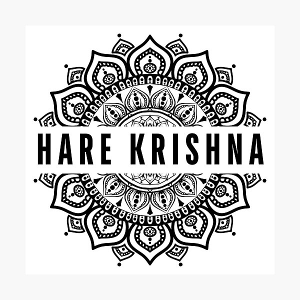 Artikelvorschau, Hare Krishna in der Mandala-Kunst entworfen und verkauft von Digital Lama Creations.