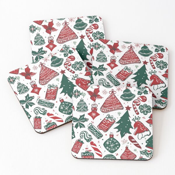 Item preview, Festive Texture in Red and Green, merry, funny, gifts,  designed and sold by Ewelina  Niemiec.