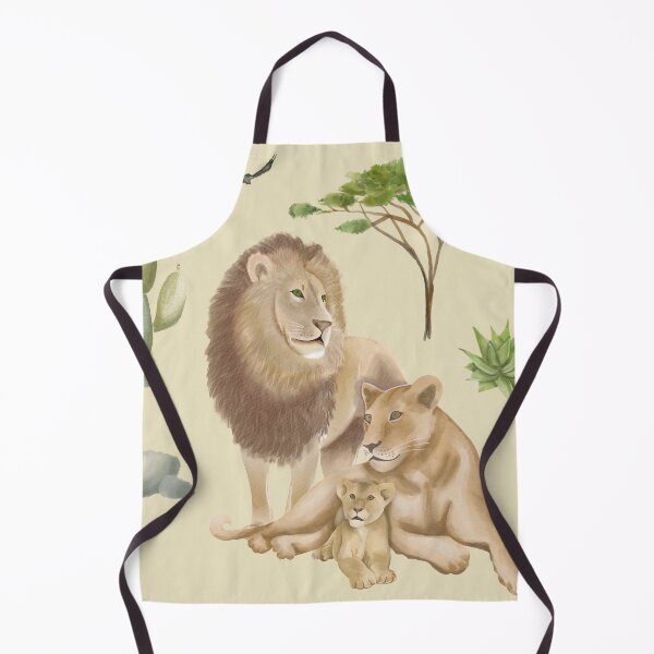 Item preview, africa, safari, maps, animals, lion, lioness, lion cub designed and sold by Tetiana Pohurska.