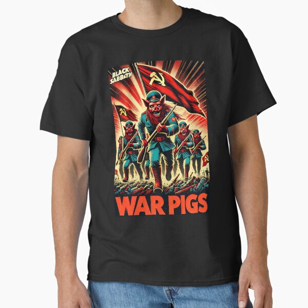 Item preview, Black Sabbath – War Pigs – sowjetischer Propagandastil – UdSSR designed and sold by Sovietmovies.