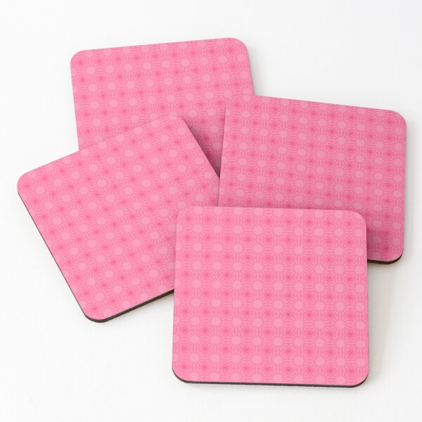 Item preview, Pink flower seamless pattern wallpaper print designed and sold by SpinklyCreations.