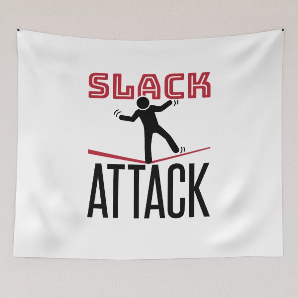 Item preview, Slack Attack Slacklining designed and sold by jaygo.