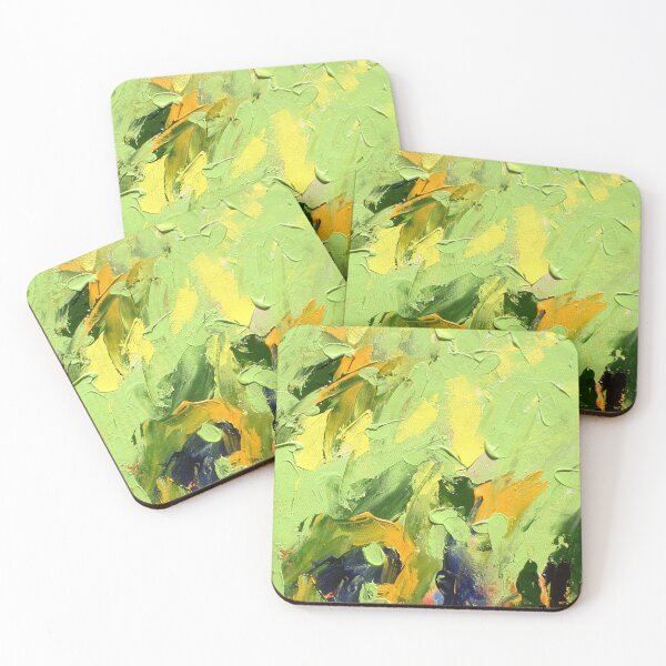 Item preview, Abstract Green Painting designed and sold by SamirArt.