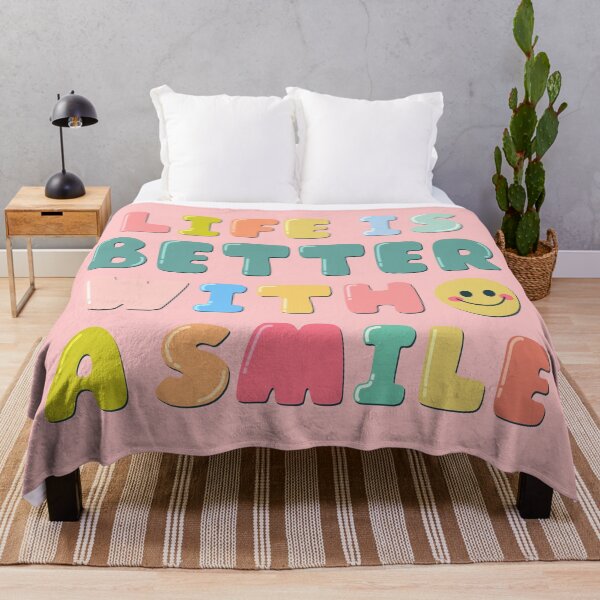 Item preview, Life is better with a smile designed and sold by Maple3Studio.