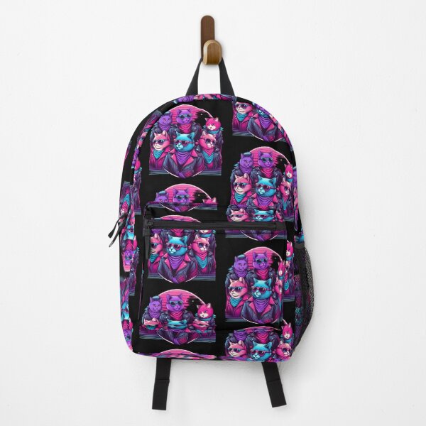Item preview,  Retro Neon Cool Cats in Leather Jackets designed and sold by pumsquare.