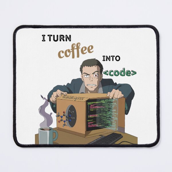 Item preview, I turn coffee into code designed and sold by Scientific Jester.