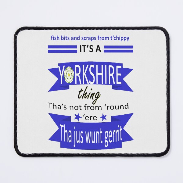 Item preview, Fish Bits And Scraps From Chippy Its A Yorkshire Thing Tyke Slang designed and sold by taiche.