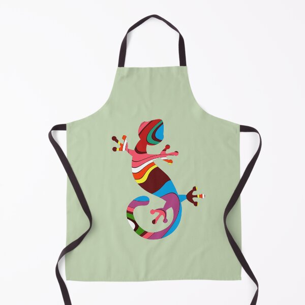 Item preview, Gecko lizard ethnic sign in modern abstract design designed and sold by mikistudio.