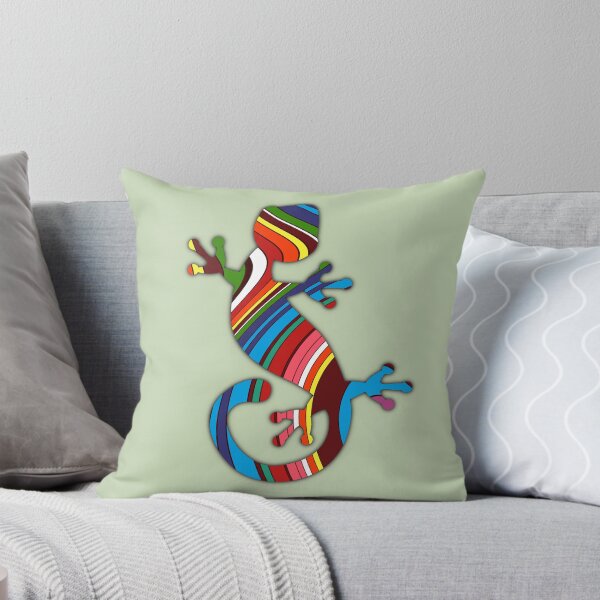 Item preview, Gecko lizard ethnic sign in modern abstract design designed and sold by mikistudio.