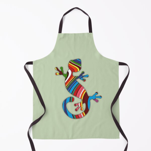 Item preview, Gecko lizard ethnic sign in modern abstract design designed and sold by mikistudio.