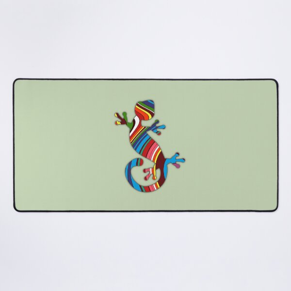 Item preview, Gecko lizard ethnic sign in modern abstract design designed and sold by mikistudio.