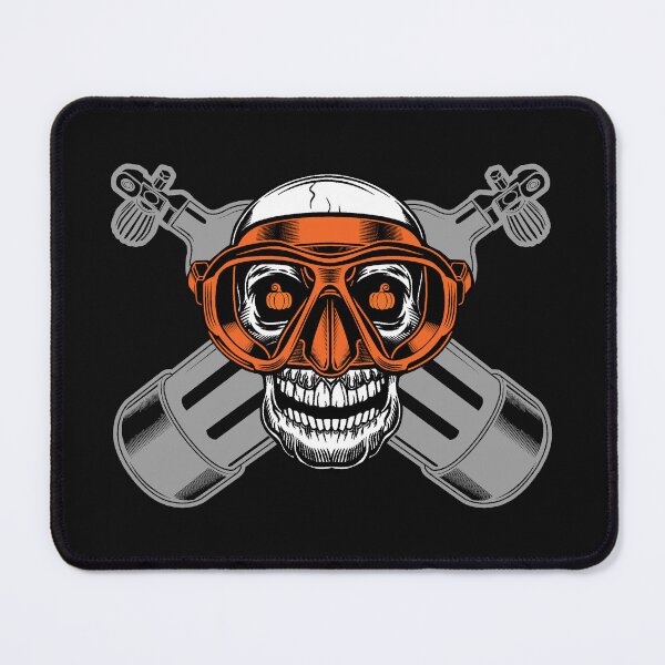 Item preview, Scuba Diving Halloween | Diver Skull designed and sold by PrettyBananas.