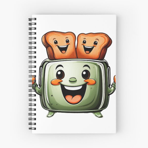 Item preview, Toaster with happy toasts designed and sold by BysonDesigns.