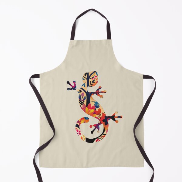 Item preview, Gecko lizard ethnic sign in modern abstract design designed and sold by mikistudio.