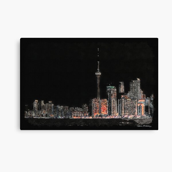 Toronto Skyline Canvas Prints for Sale | Redbubble