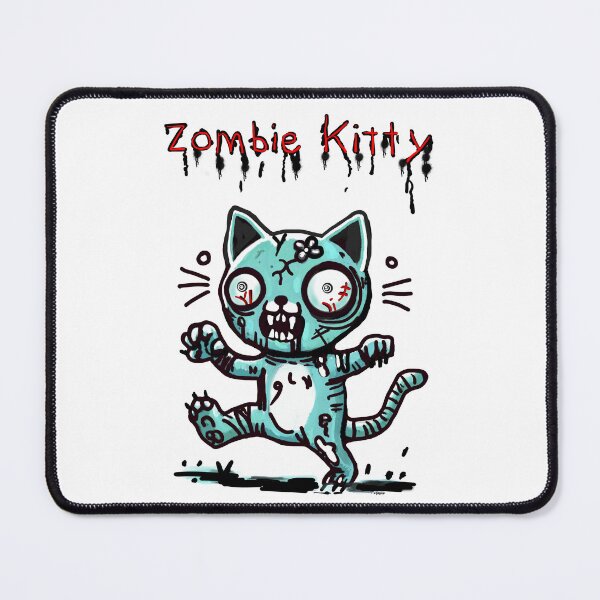 Item preview, Zombie Kitty designed and sold by TraceyMackieArt.