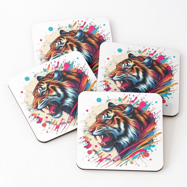 Item preview, A beautiful colorful tiger designed and sold by Marcoshop10.
