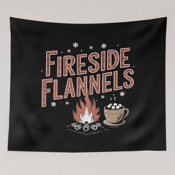 Item preview, Fireside Flannels - Cozy Christmas Vibes designed and sold by VioladesignByRW.