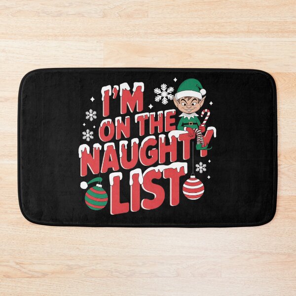 Item preview, I'm on the Naughty List - Christmas Humor designed and sold by VioladesignByRW.