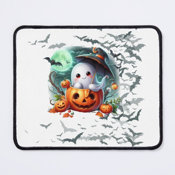 Item preview, Cute Ghost Pumpkin designed and sold by CreatedbyKandJ.