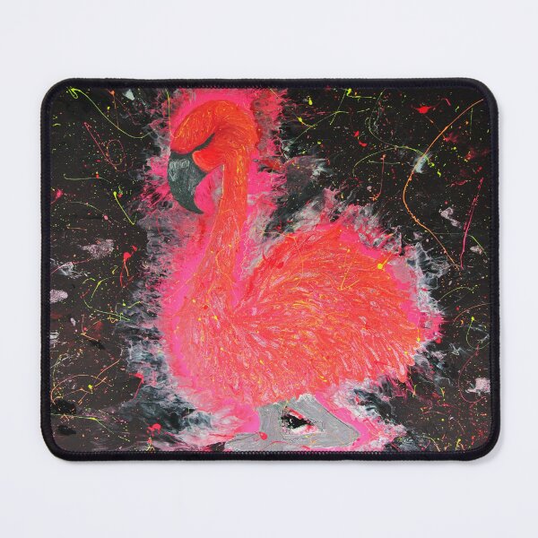 Item preview, FLAMMING HOT Metallic Pink Flamingo designed and sold by PGKINART.