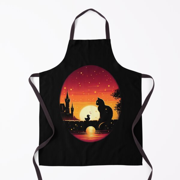 Item preview, Sunset Cat and Duck Friendship designed and sold by pumsquare.