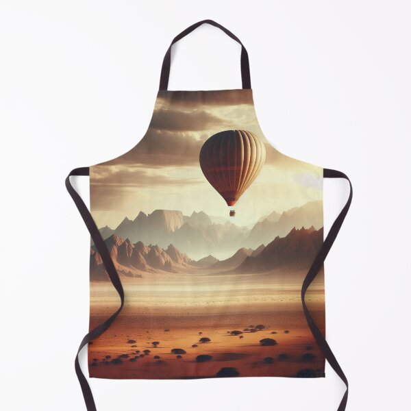 Item preview, A Hot Air Balloon Soaring Over A Vast Desert. designed and sold by IrsathThaslima.