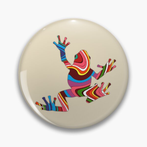 Item preview, Frog ethnic sign in modern abstract design designed and sold by mikistudio.