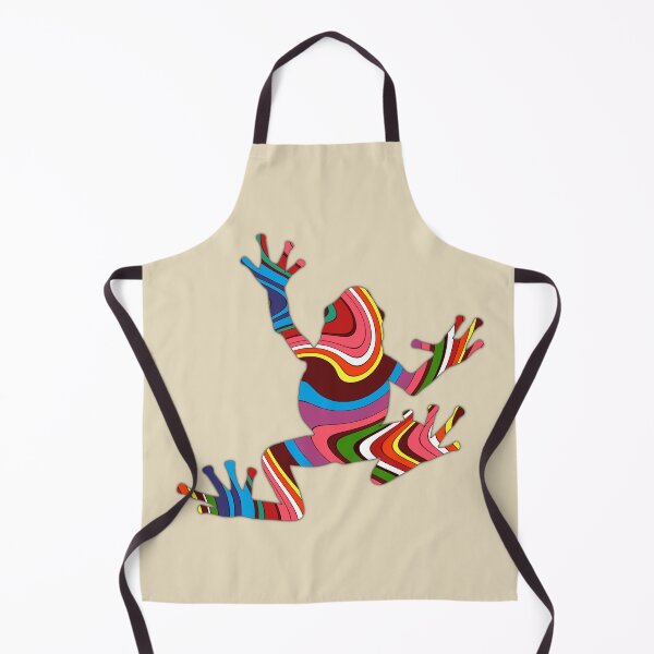 Item preview, Frog ethnic sign in modern abstract design designed and sold by mikistudio.