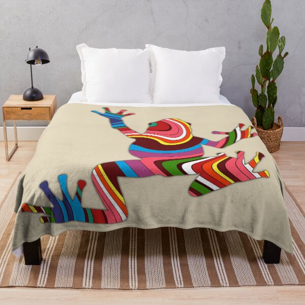 Item preview, Frog ethnic sign in modern abstract design designed and sold by mikistudio.