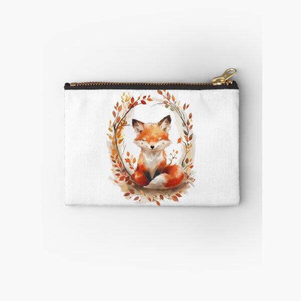 Item preview, Autumn red cute fox designed and sold by ArtStyleAlice.