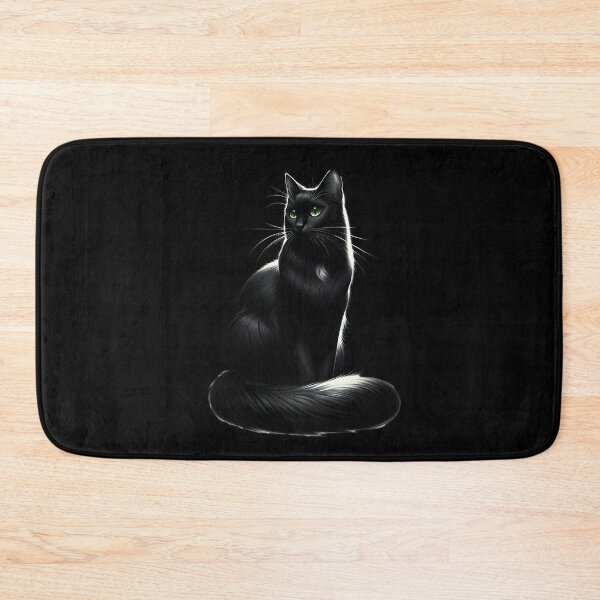 Item preview,  Mysterious Black Cat with Emerald Eyes designed and sold by pumsquare.