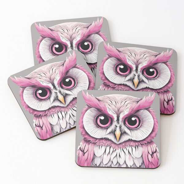 Item preview, Cute Pink Owl   designed and sold by Juana-.