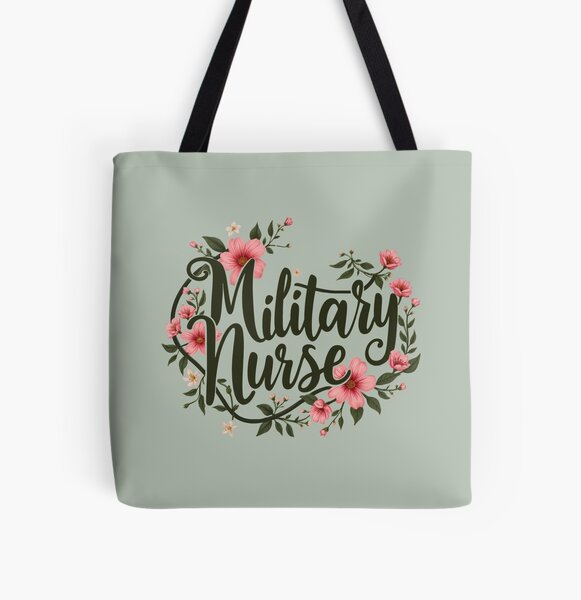 Military tote bag, Honor,Respect,commitment/Dr's, Rn's, medical staff, Chef and selling general public