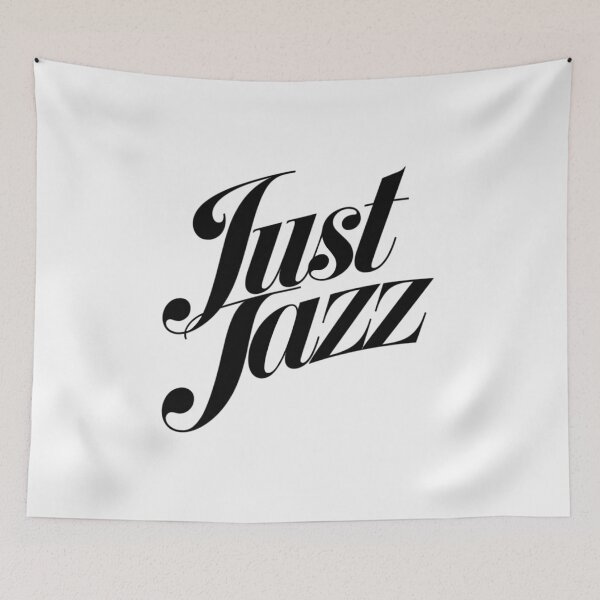 Artikelvorschau, "Just Jazz" Schlanke Typografie – Minimalistische Geschenke für Jazzliebhaber entworfen und verkauft von paulo silveira.