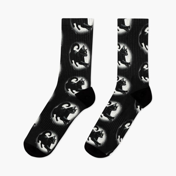 Item preview,  Mystical Black Cat in Motion designed and sold by pumsquare.