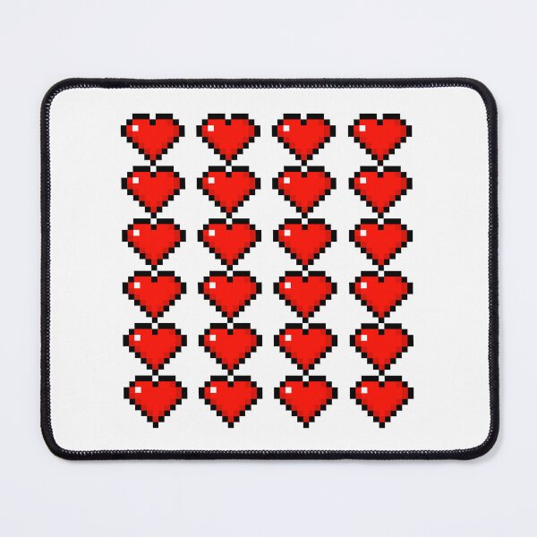 Item preview, Pixel Heart Pattern - Retro Love Design designed and sold by RaiyaTees.