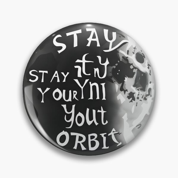 Item preview, Stay in Your Orbit - Moon Phase Sticker designed and sold by ARTLinger.