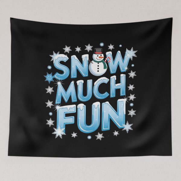 Item preview, Snow Much Fun - Christmas Winter Joy designed and sold by VioladesignByRW.