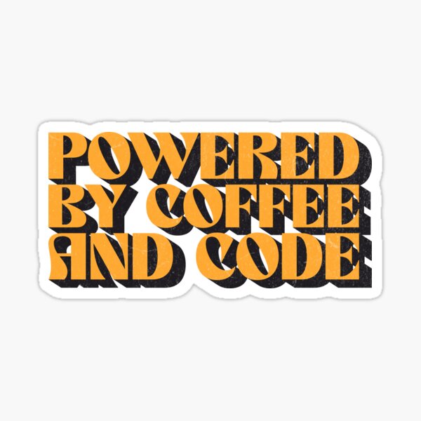 Artikel-Vorschau von Angetrieben von Kaffee und Code: Ein kreatives Design für den koffeingetriebenen Coder, designt und verkauft von Marwan Atif.