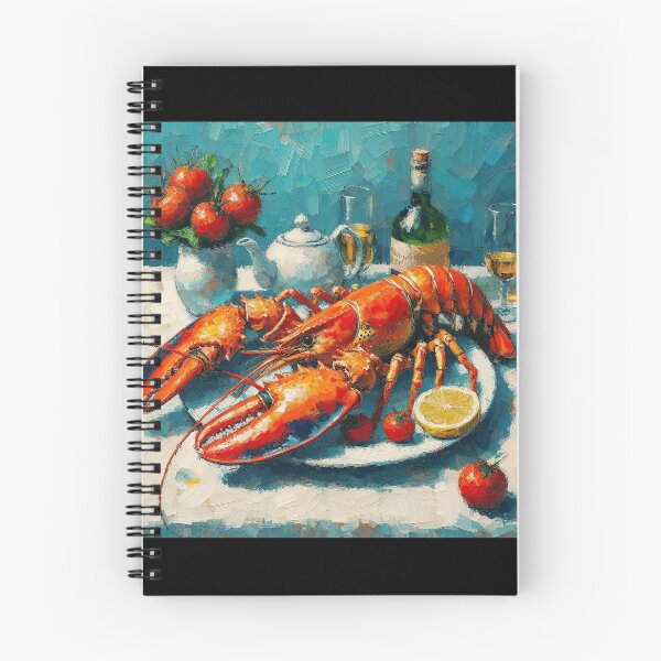 Item preview, Lobster Thermidor Impressionism Art Style designed and sold by artofuniverse.