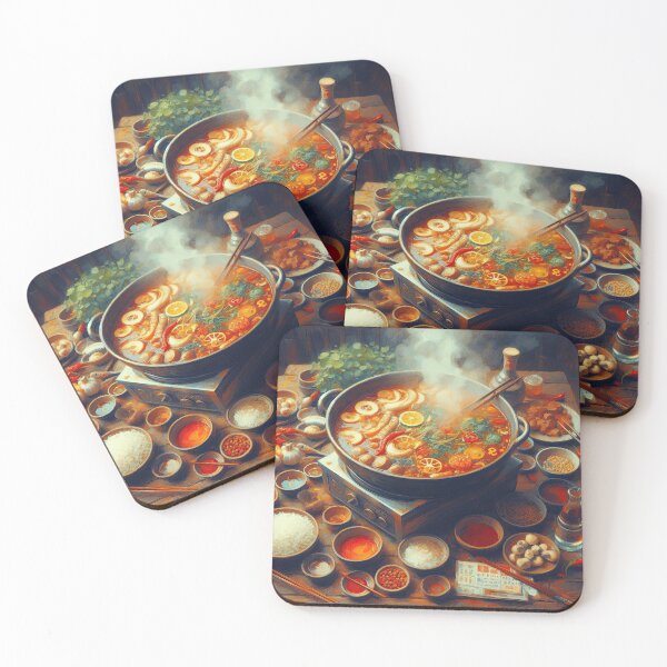 Item preview, Sichuan Hot Pot Impressionism Art Style designed and sold by artofuniverse.
