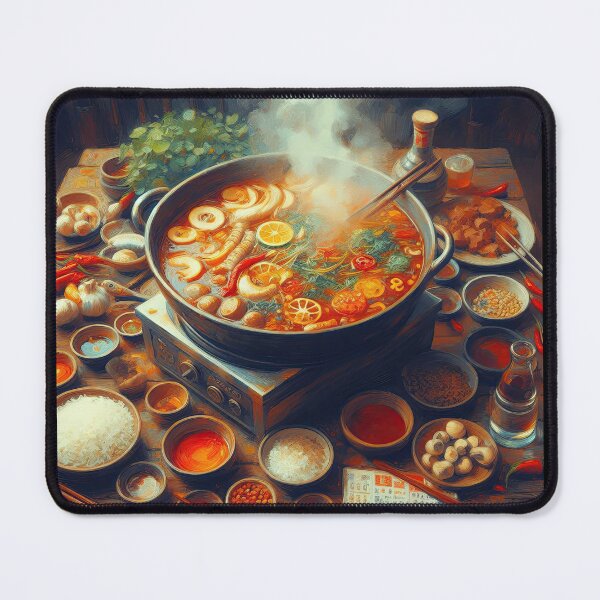 Item preview, Sichuan Hot Pot Impressionism Art Style designed and sold by artofuniverse.