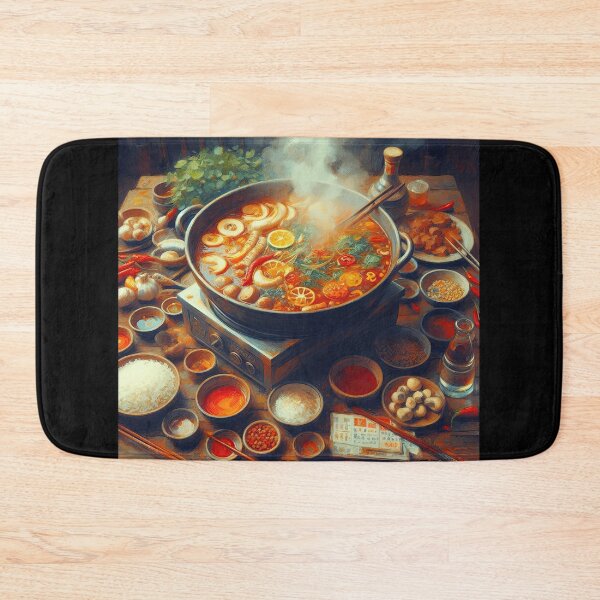Item preview, Sichuan Hot Pot Impressionism Art Style designed and sold by artofuniverse.