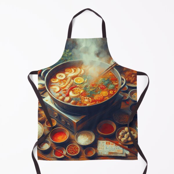 Item preview, Sichuan Hot Pot Impressionism Art Style designed and sold by artofuniverse.