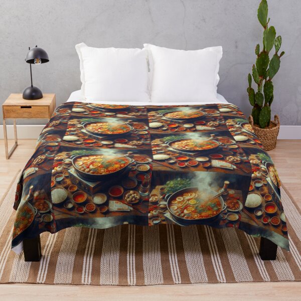 Item preview, Sichuan Hot Pot Impressionism Art Style designed and sold by artofuniverse.