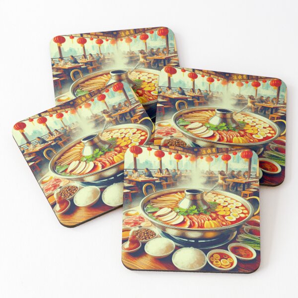 Item preview, Sichuan Hot Pot Impressionism Art Style designed and sold by artofuniverse.