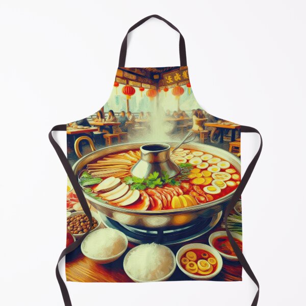 Item preview, Sichuan Hot Pot Impressionism Art Style designed and sold by artofuniverse.